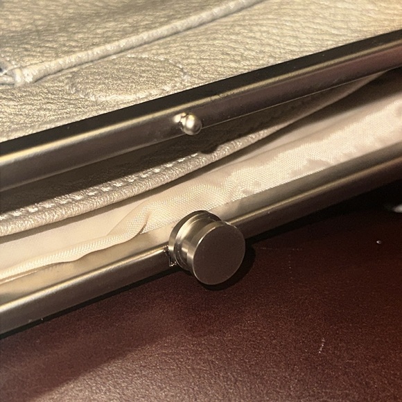 Chico’s Faux Leather Foldout Clutch - Picture 9 of 16